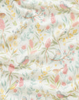 Aviary Garden Stretch Wrap Swaddle Blanket