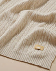 purebaby organic baby cashmere blanket camel beige