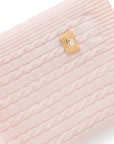 purebaby organic baby cashmere blanket pink