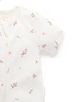 Pink Blossom Short Zip Growsuit (Pack of 2)