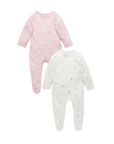 purebaby organic cotton baby clothes zip romper zip growsuit