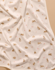 purebaby organic cotton newborn swaddle blanket