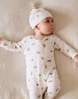 purebaby organic cotton newborn baby romper growsuit