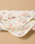 Aviary Garden Stretch Wrap Swaddle Blanket