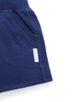 purebaby organic cotton shorts navy baby boy bottoms
