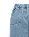 purebaby organic cotton chambray denim pants baby kids clothes