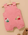 Christmas Gingham Romper