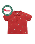 purebaby organic cotton christmas polo kids