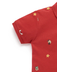 purebaby organic cotton christmas polo kids