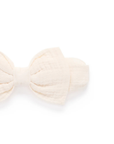 purebaby organic cotton cloud bow headband baby