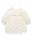 purebaby organic meadow blouse cloud organic cotton baby clothes