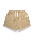 Crinkle Cotton Shorts | Beech