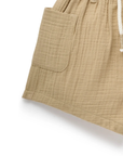 Crinkle Cotton Shorts | Beech