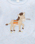 purebaby organic baby boy clothes donkey tee short set kids