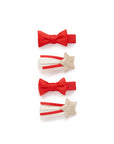 purebaby christmas baby hair clips
