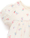 purebaby organic cotton baby girl clothes marigold fiesta romper