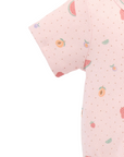 purebaby organic cotton baby bodysuit fruity pointelle bodysuit