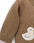 purebaby organic goose cardigan organic cotton baby clothes