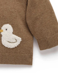 purebaby organic goose cardigan organic cotton baby clothes