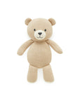 purebaby organic knitted bear toy baby
