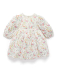 purebaby organic lavender dress baby girl