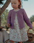 purebaby organic lavender dress baby girl