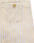 purebaby organic baby boy clothes brown linen blend romper kids