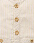 purebaby organic baby boy clothes brown linen blend romper kids