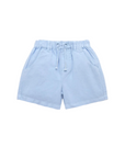 purebaby organic baby shorts bluebell linen blend shorts