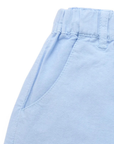 purebaby organic baby shorts bluebell linen blend shorts