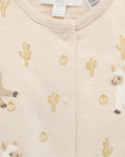 purebaby organic baby clothes llama short growsuit bodysuit