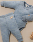 purebaby organic merino wool bodysuit blue baby travel bodysuit
