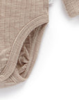 Merino Wool Bodysuit | Camel Beige