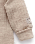 Merino Wool Growsuit | Camel Beige