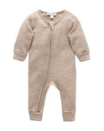 purebaby organic merino wool growsuit romper baby wool romper