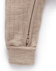 Merino Wool Growsuit | Camel Beige