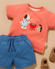 purebaby organic cotton baby kids clothes bbq relaxed tee