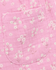 purebaby organic cotton floral jumpsuit girls