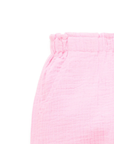 purebaby organic cotton muslin baby pants pink