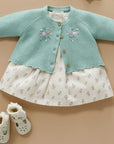 purebaby organic primrose dress baby girl
