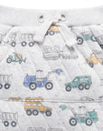 Snow Vehicle Quilted Slouchy Track Pants