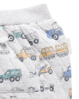 Snow Vehicle Quilted Slouchy Track Pants