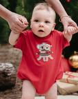 purebaby organic cotton baby clothes christmas hugs bodysuit