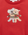 purebaby organic cotton baby clothes christmas hugs bodysuit
