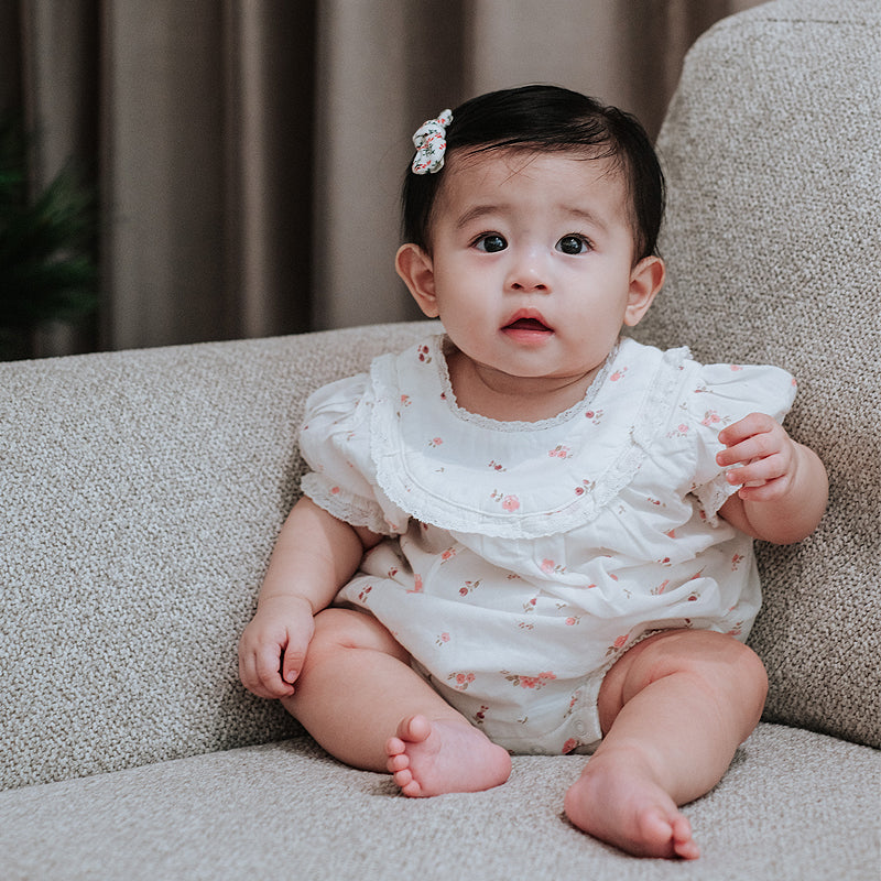 Purebaby Organic Rosebud Bodysuit – Little Suite1