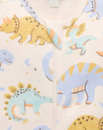 purebaby organic cotton baby romper dino sleepysaurus short pj growsuit