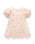 purebaby organic sprig embroidered dress kids dress