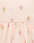 purebaby organic sprig embroidered dress kids dress