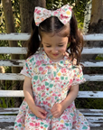 purebaby organic cotton summer bow headband girls