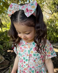 purebaby organic cotton summer bow headband girls